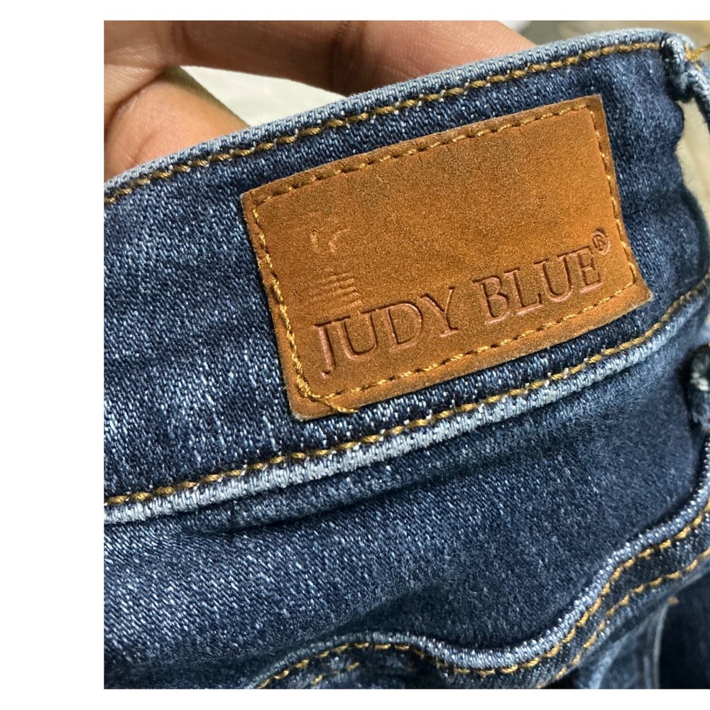 Judy‎ Blue Slim Fit Jeans Size 27 Medium Wash Distressed Stretch Denim Capsule - Picture 8 of 12